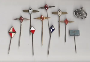 Vintage BORGWARD Logo pin badges 1960s Auto Anstecknadel Germany Car - Picture 1 of 15