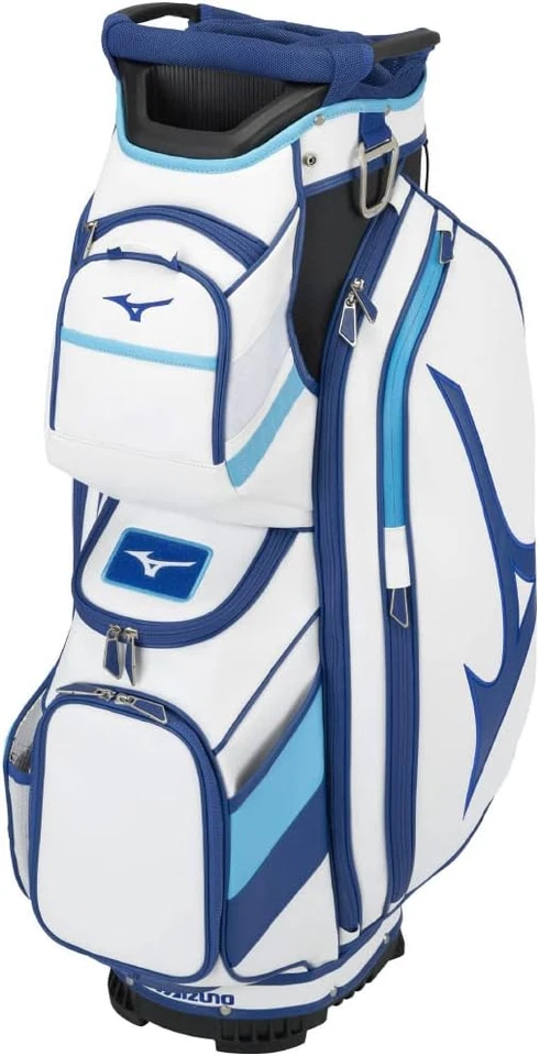 Mizuno Golf Caddy Bag Tour Cart Western Cart Style White/Blue 5LJC2223