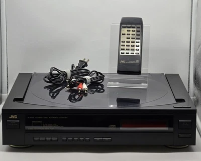 JVC XL-R302BK Compact Disc 5 CD Automatic Changer W/ Remote Tested & Working  - Image 1 of 4