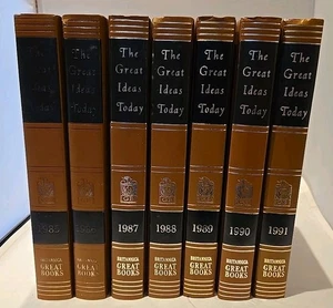 The Great Ideas Today - Britannica Great Books 1985-1991 (Lot of 7!) - Picture 1 of 4