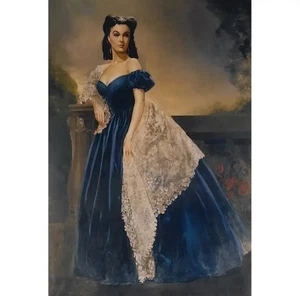 5D Diy diamond painting full drill 30 X 40 CM ~ SCARLETT ~ GWTW - Picture 1 of 1
