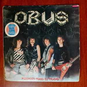 Obus ‎– Preparate [1981] Vinyl LP Rock Heavy Metal Chapa Discos Spain - Picture 1 of 4