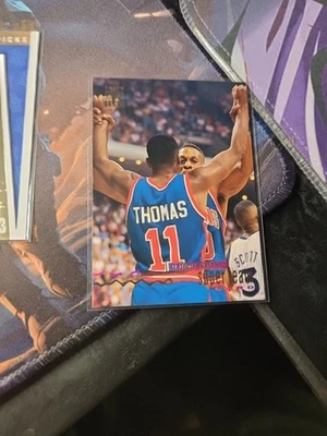 1993-94 Topps Stadium Club Super Teams Detroit Pistons Team #8 - Image 1 of 2