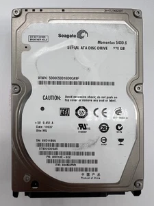 Seagate ST9320325AS 320GB 5400RPM 2.5" SATA HDD – FW:0005HPM1 – Tested - Picture 1 of 9