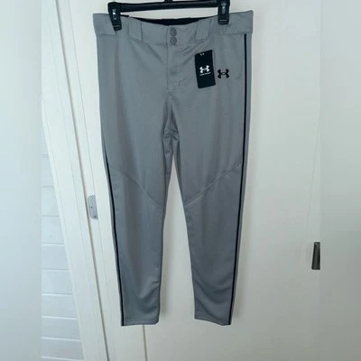 Under Armour loose fit baseball pants with piping boy's sz YXL NWT - Image 1 of 4