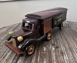 Wooden 18 Wheeler Advertising Collectible Toy Truck For Truck Part Company - Picture 1 of 20