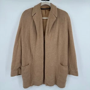 Richard Tyler Collection Damen-Cardigan Kamelhaar-Mischung vorne offen Mantel - Bild 1 von 12