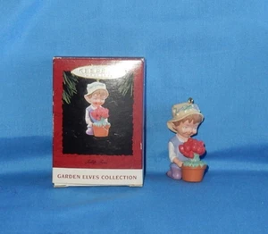 Hallmark 1994 Tulip Time Collezione Elfi da Giardino Decorazione Natalizia in Scatola - Foto 1 di 8