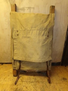 26" Vintage Trapper Nelson Indian Pack Board Canvas & Wood Pack Board Rucksack - Bild 1 von 6