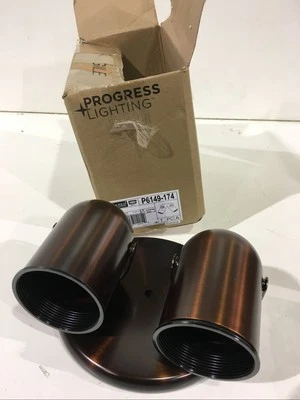 Progress Lighting P6149-174 2-Light Urban Bronze Spotlight Fixture - Image 1 of 3