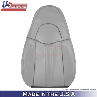 1996-2002 Para GMC Savana Van Couro Frente Driver Top Seat Cover Estanho - Imagem 1 de 4