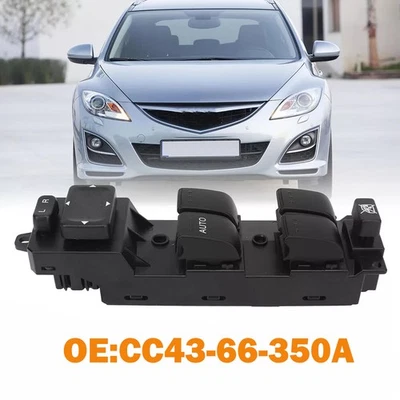 Panel de control interruptor de ventana eléctrica principal puerta lateral del conductor para Mazda 2006-2010 5 Foto 1 de 4