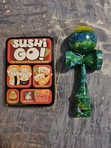 Kaleb kendama USA The World Glossy pattern Very Rare ~ Out Of Stock! + Sushi Go! - Picture 1 of 14