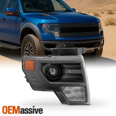 For 2013-2014 Ford F150 SVT Raptor HID/Xenon Projector Grey Headlight Passenger - Image 1 of 4
