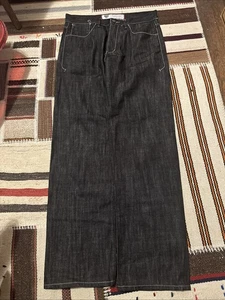 Artful Dodger AD Herren Größe 32x32 Y2K blaue Waschung Denim geprägt bestickt - Bild 1 von 8