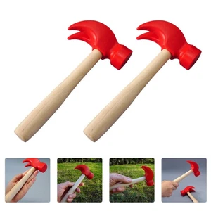 Mazos de juguete de martillos de madera pequeños de 4 piezas para martillos para niños herramienta para niños - Imagen 1 de 12