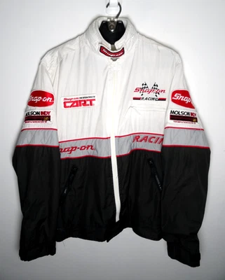 Vintage Snap On Tools Racing Jacket Large Mens 90s Patches Windbreaker Full Zip - Image 1 of 4