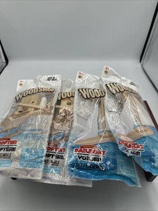 Menge 4 Woodshop Segelboot & Hubschrauber Kinder bauen & spielen zusammenbauen Neu! - Bild 1 von 8