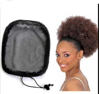 Mesh PonyTail Base Net Adjustable  Strap DIY Weaving Cap Stretchy UK Seller - Image 1 of 4