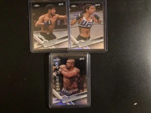 2017 Topps Chrome UFC Chuck Liddell, Henry Cejudo, and Tecia Torres refractor lo - Picture 1 of 1