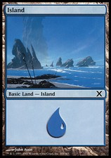 4x Island (369) MTG 10th Edition NM Magic Regular