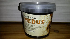 Pure, Raw, Organic, Unheated Honey 2021 From Wild Fields of Lithuania 0,5kg. - Picture 1 of 7