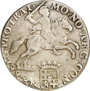 Netherlands Ducaton 1791 Utrecht Rider Silver - Picture 1 of 7