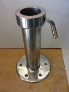 NORTHCAPTAIN 316 stainless steel Marine Boat table Pedestal base 2"ID, 10" high - Foto 1 di 5