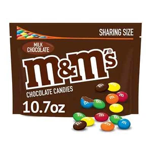 Borsa da condivisione caramelle cioccolato al latte M&M's taglia 10,7 once - confezione da 3 - Foto 1 di 2