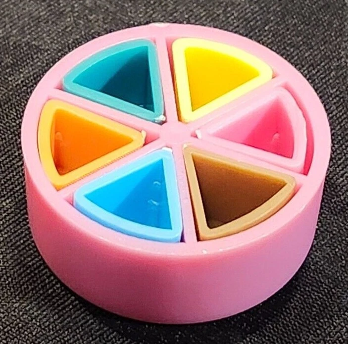 Trivial Pursuit Board Game Replacement Parts Pie Pieces Wedges Holder Wheel - Image 1 of 1