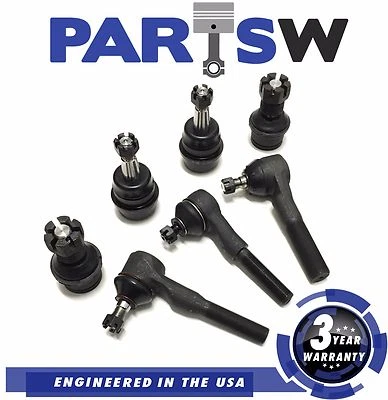 Rótula de varilla de amarre delantera de 7 piezas para Jeep Wrangler TJ Cherokee 1991-2003-2006 Foto 1 de 4