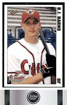 B.J. Barns 1999 Multi-Ad Williamsport Crosscutters #2 Pirates - Image 1 of 2