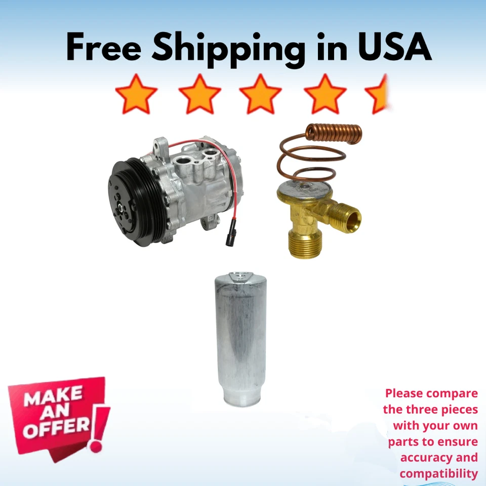 Kit Compressor Ajuste A/C Geo Tracker 1995-1997 - Imagem 1 de 4