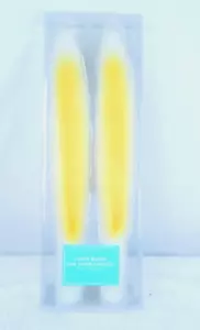 NEU Ostern gelbe Hasenohren Dampfkerzen nie geöffnet 10" Höhe x 2" breit - Bild 1 von 3