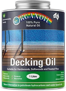 Organoil Pure Natural Plant Tung Oil External Decking Oil Standard 1L - Picture 1 of 1