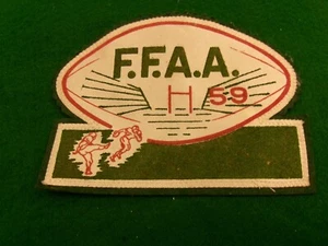 F.F.A.A. football felt patch H59  6.5" x 4.5  Vancouver ?? B.C. satin on felt - Picture 1 of 2