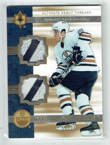 06-07 UD Ultimate Debut Threads  Marc-Antoine Pouliot  /25  Rookie  Dual Patches
