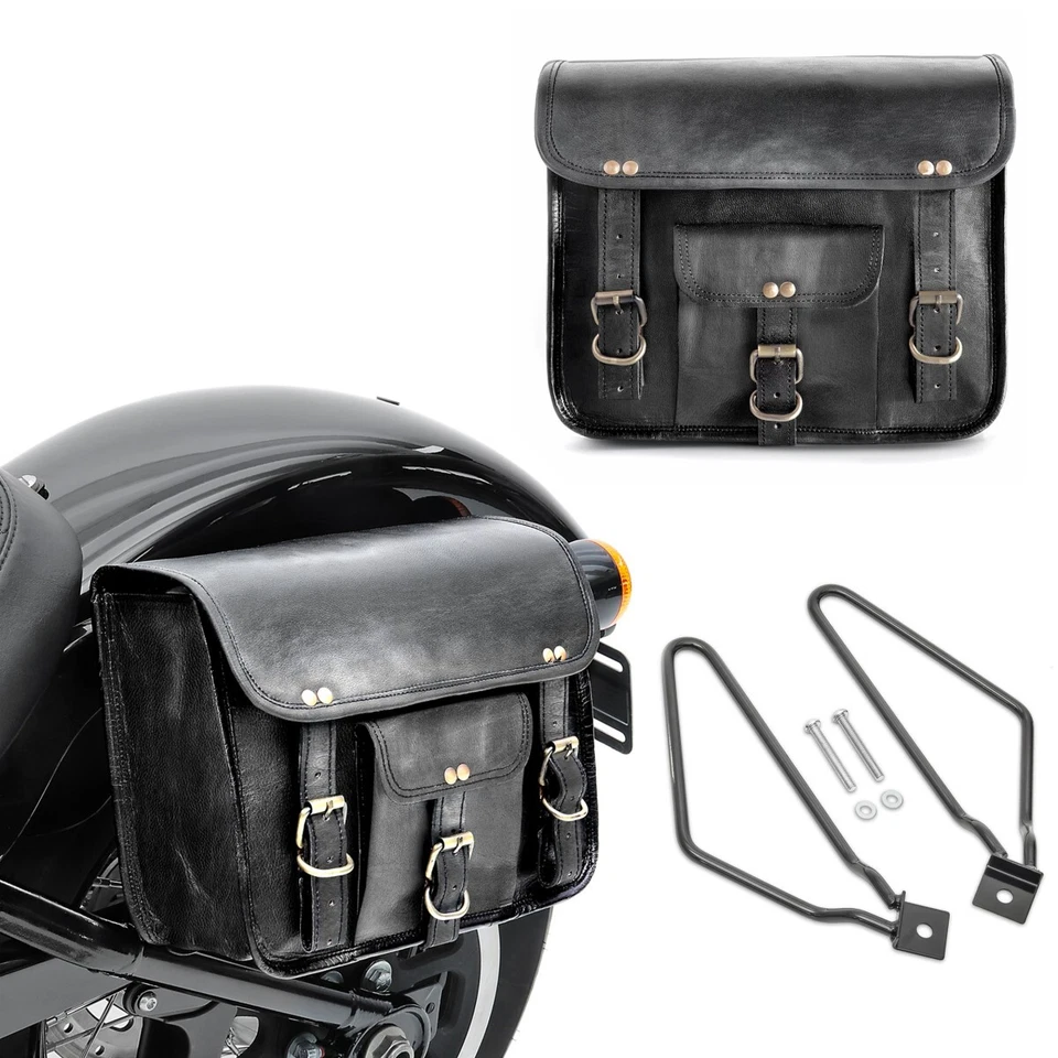 Saddlebags SVS + Supports for Moto Guzzi V9 Bobber / Sport Foto 1 de 4