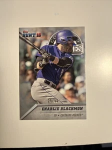 2016 Topps Bunt - Platinum #130 Charlie Blackmon /99 - Bild 1 von 6