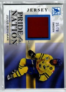 2014-15 ITG Draft Prospects Jerseys Blue #PN3 Julius Bergman /70 (ref 224063)