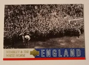 Upper Deck England 1998 Football STADIUM Rare Card WEMBLEY AND THE WHITE HORSE 