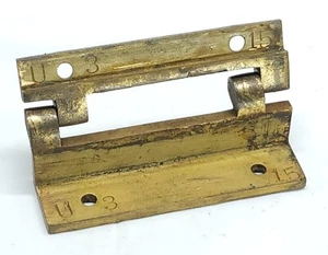 Bisagra de latón vintage Victor Brand, 3 pulgadas, cerrajero - Imagen 1 de 8