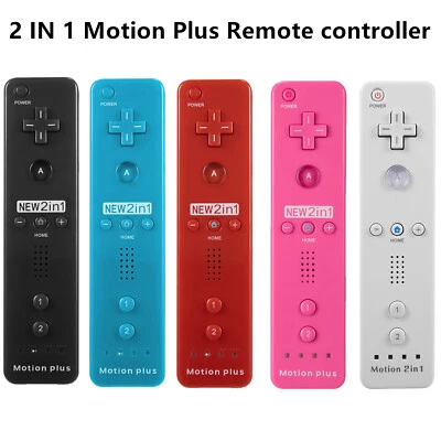 Wiimote Built in Motion Plus Inside Remote Gesture Controller For Wii & Wii U - Image 1 of 4