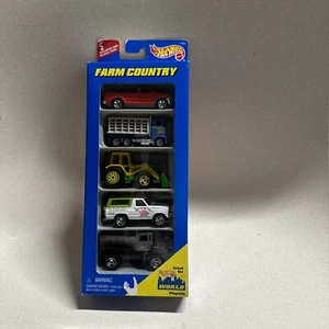 Hot Wheels 5 Vehicle 1998 Gift Set Sealed- #17455 Farm Country - Picture 1 of 7