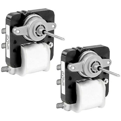 OCTOPUS 2pcs Evaporator Fan Motor for Whirlpool Kenmore W10189703 AP6016598 PS1174989