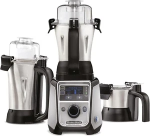 Hamilton Beach Juicer Mixer Grinder 1400W 2.2 Peak HP Stainless Steel - Picture 1 of 3