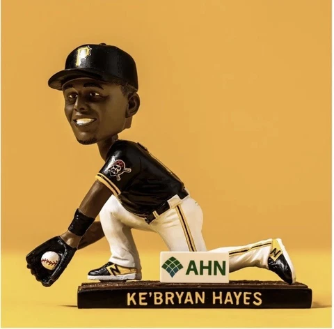 NEW IN BOX PITTSBURGH PIRATES KE’BRYAN HAYES BOBBLEHEAD KEBRYAN SGA 6/10/23 RARE Cover