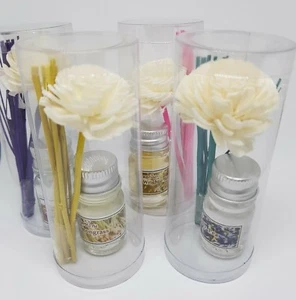 small aroma oil reed diffuser set relaxing home fragrance air fresh rattan stick - Picture 1 of 35