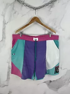 Vintage 80s Puma Multicolor Cotton Shorts Size XL - Imagen 1 de 15