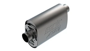 Borla CrateMuffler LS3 3in Offset/Center For 14in x 4.35in x 9.10in Oval Muffler - Picture 1 of 1
